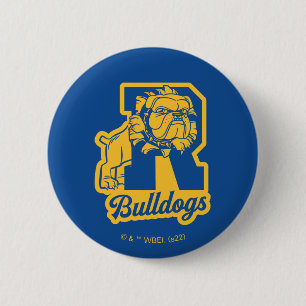 Macaron Rond 5 Cm Letterman Riverdale Bulldogs