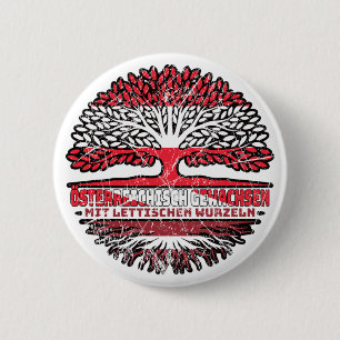 Macaron Rond 5 Cm Lettonie letton Autriche Arbre