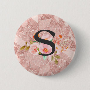Macaron Rond 5 Cm Lettre S