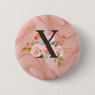 Macaron Rond 5 Cm Lettre X
