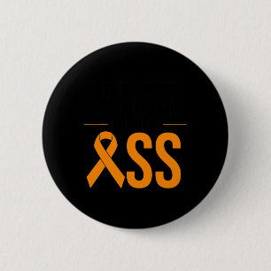 Macaron Rond 5 Cm Leucémie Cancer Survivant Don Funny Cancer du Sang