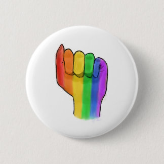 Macaron Rond 5 Cm LGBTQ+ Pin de bouton de fierté