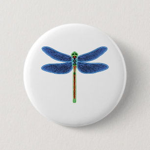 Macaron Rond 5 Cm libellule