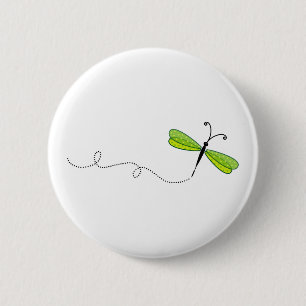 Macaron Rond 5 Cm libellule