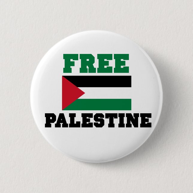 Macaron Rond 5 Cm Libérer la Palestine (Devant)