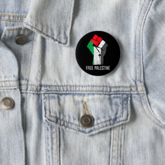Macaron Rond 5 Cm Libérez la Palestine, posez la résistance de Gaza