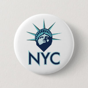 Macaron Rond 5 Cm Liberté NYC