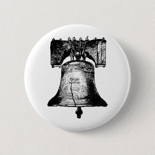 Macaron Rond 5 Cm Liberty Bell