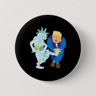 Macaron Rond 5 Cm Liberty lance la démo anti-Donald de Trump 2020