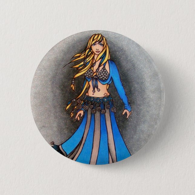 Macaron Rond 5 Cm Libra Belly Dancer (Devant)