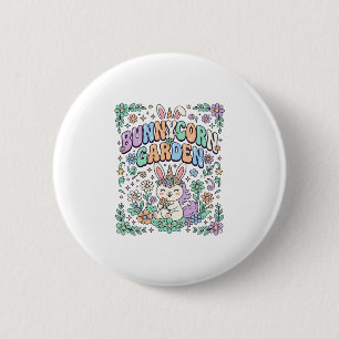 Macaron Rond 5 Cm Licorne Bunnycorn Jardin Kawaii Typographie Design