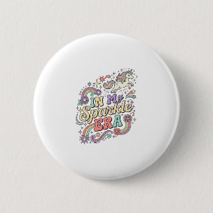 Macaron Rond 5 Cm Licorne Dans Mon Ère de Brillance Vêtements Kawaii