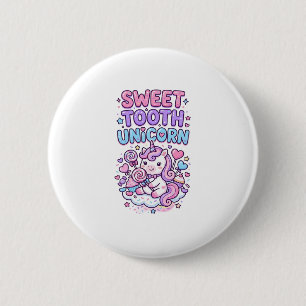 Macaron Rond 5 Cm Licorne Douce Dent Licorne Mignonne Pastel Mignon