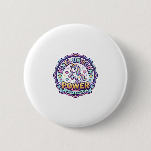 Macaron Rond 5 Cm Licorne Pixel Licorne Puissance POD Prêt Vêtement 