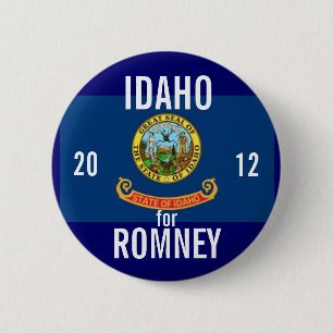 Macaron Rond 5 Cm L'Idaho pour Romney 2012