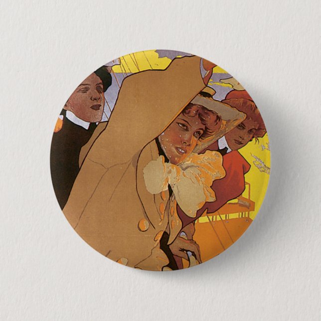 Macaron Rond 5 Cm Ligne de Douvres-Ostende (Devant)