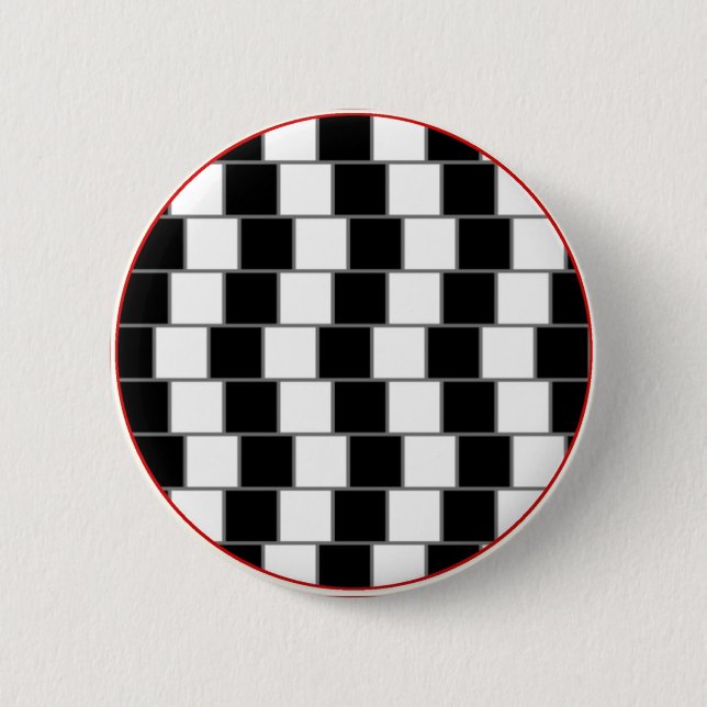 Macaron Rond 5 Cm Lignes parallèles (Devant)