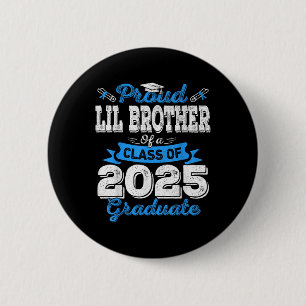 Macaron Rond 5 Cm Lil Brother 2025 Graduation Fier Lil Brother Cl O