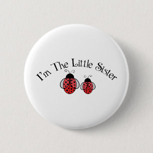 Macaron Rond 5 Cm Lil Sis Ladybug