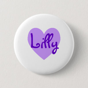 Macaron Rond 5 Cm Lilly en violet