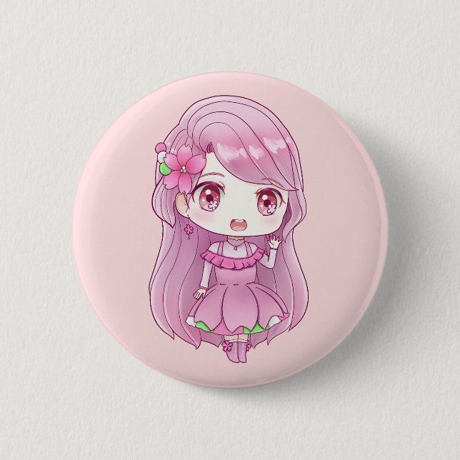 Macaron Rond 5 Cm [Limited Time Offer] Sakura Mugi Buttons (Devant)