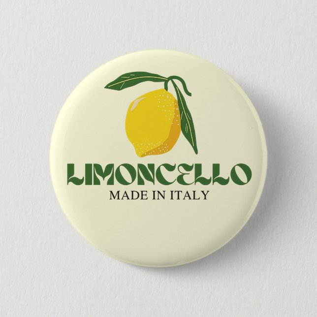 Macaron Rond 5 Cm Limoncello (Devant)