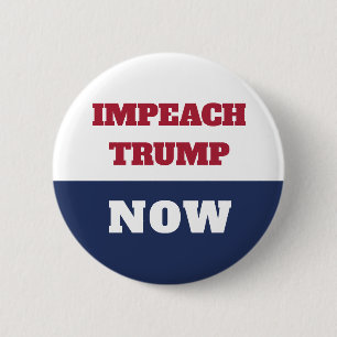 Macaron Rond 5 Cm L'impeachment Now Anti Trump Trumpism