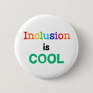 Macaron Rond 5 Cm L'inclusion est COOL - Sensibilisation à la Neurod