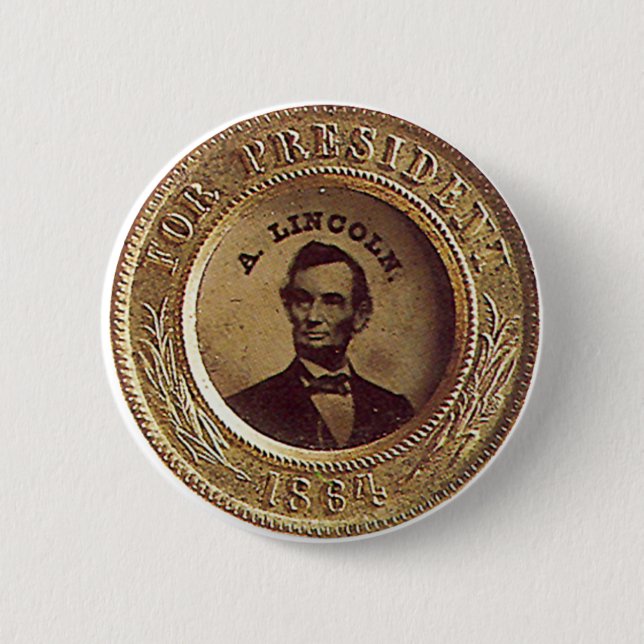 Macaron Rond 5 Cm Lincoln - bouton (Devant)