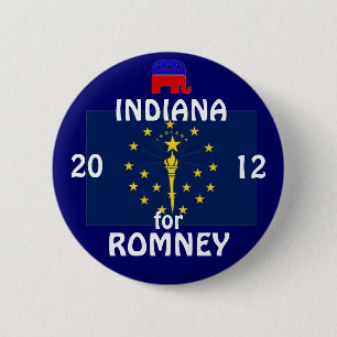 Macaron Rond 5 Cm L'Indiana pour Romney 2012