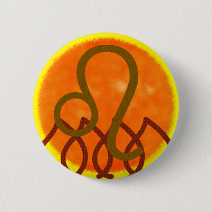 Macaron Rond 5 Cm Lion