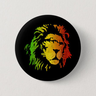 Macaron Rond 5 Cm Lion de lion de reggae de Zion Judah