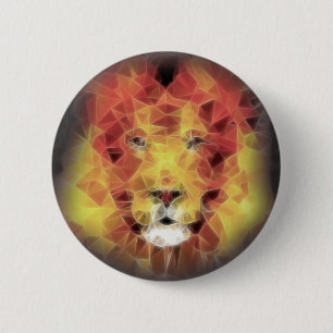 Macaron Rond 5 Cm Lion fractal
