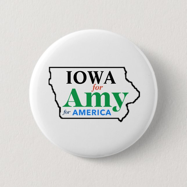 Macaron Rond 5 Cm L'Iowa pour Amy (Devant)