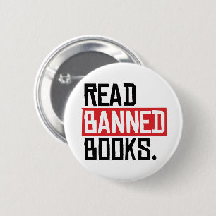Macaron Rond 5 Cm Lire les livres interdits