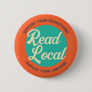 Macaron Rond 5 Cm Lisez en local : Soutenez vos librairies et biblio