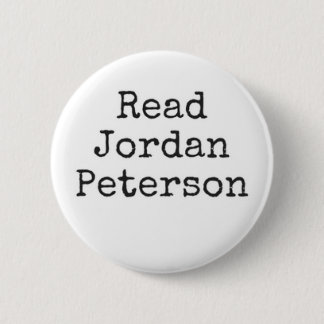 Macaron Rond 5 Cm Lisez Jordan Peterson noir et blanc
