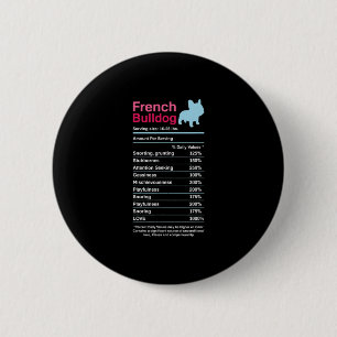 Macaron Rond 5 Cm Liste des ingrédients de Bulldog français