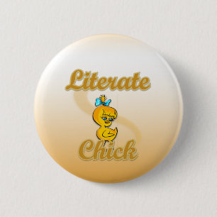 Macaron Rond 5 Cm Literate Chick