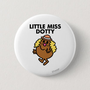 Macaron Rond 5 Cm Little Miss Dotty Wave