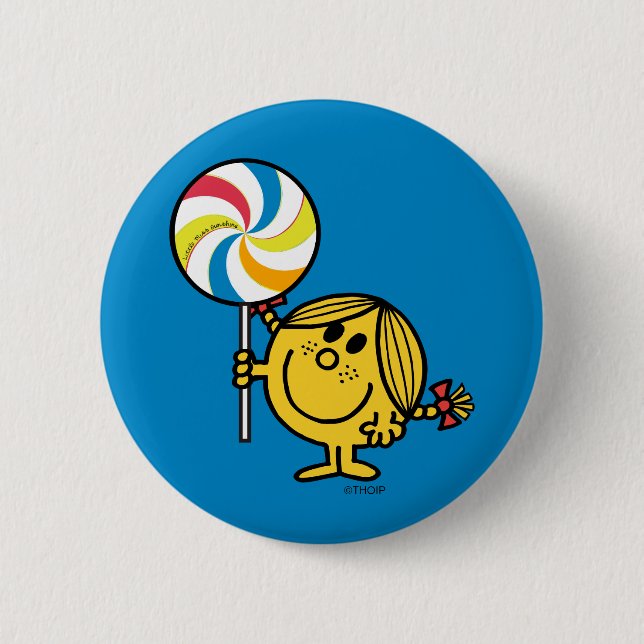 Macaron Rond 5 Cm Little Miss Sunshine | Lollipop géante (Devant)