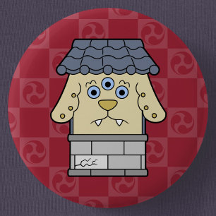 Macaron Rond 5 Cm Little Nurikabe Yokai