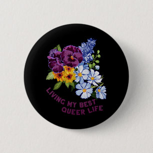 Macaron Rond 5 Cm Living My Best Queer Life 2