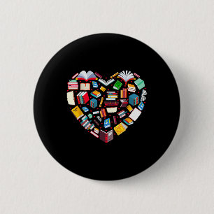 Macaron Rond 5 Cm Livre Lover Librairie Enseignant Bookish Books Hea