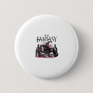 Macaron Rond 5 Cm Livres de sorts de chats noirs Halloween rose Poti