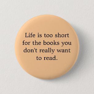 Macaron Rond 5 Cm Livres que vous ne voulez pas lire épingle