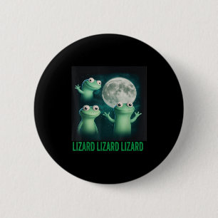 Macaron Rond 5 Cm Lizard Lizard Lizard Lizard Funny Lizard Moon Tren