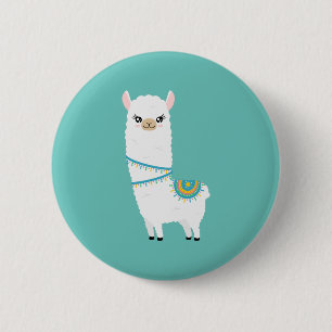 Macaron Rond 5 Cm Llama