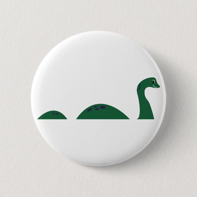 Macaron Rond 5 Cm Loch Ness Monster (Devant)
