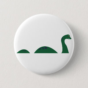 Macaron Rond 5 Cm Loch Ness Monster